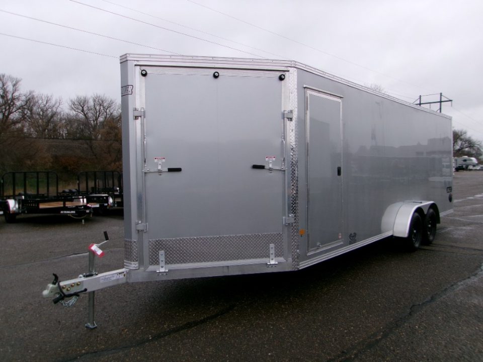 New 2026 E-Z Hauler EZES7X22XLTP-LMSD25 Snowmobile Trailer