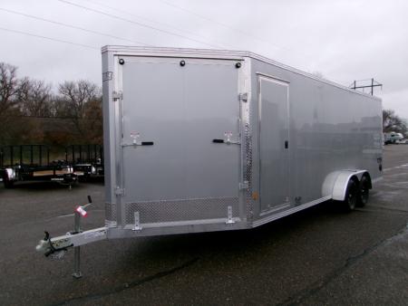 New 2026 E-Z Hauler EZES7X22XLTP-LMSD25 Snowmobile Trailer
