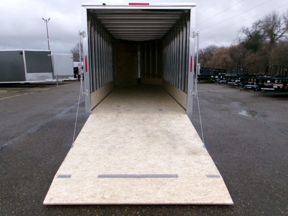 New 2026 E-Z Hauler EZES7X18XLTP-LMSD25 Snowmobile Trailer