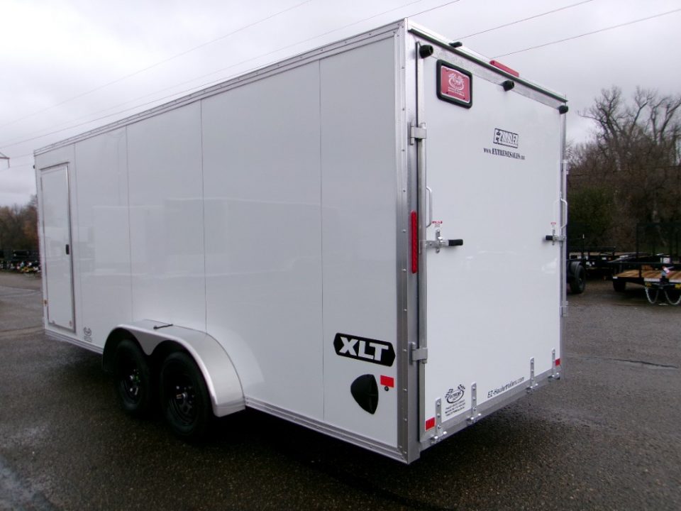 New 2026 E-Z Hauler EZES7X18XLTP-LMSD25 Snowmobile Trailer