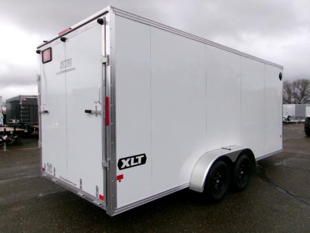New 2026 E-Z Hauler EZES7X18XLTP-LMSD25 Snowmobile Trailer