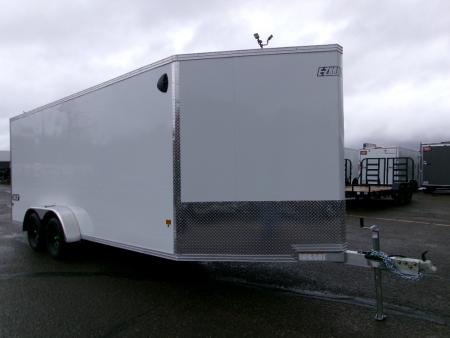 New 2026 E-Z Hauler EZES7X18XLTP-LMSD25 Snowmobile Trailer