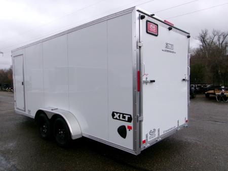New 2026 E-Z Hauler EZES7X18XLTP-LMSD25 Snowmobile Trailer