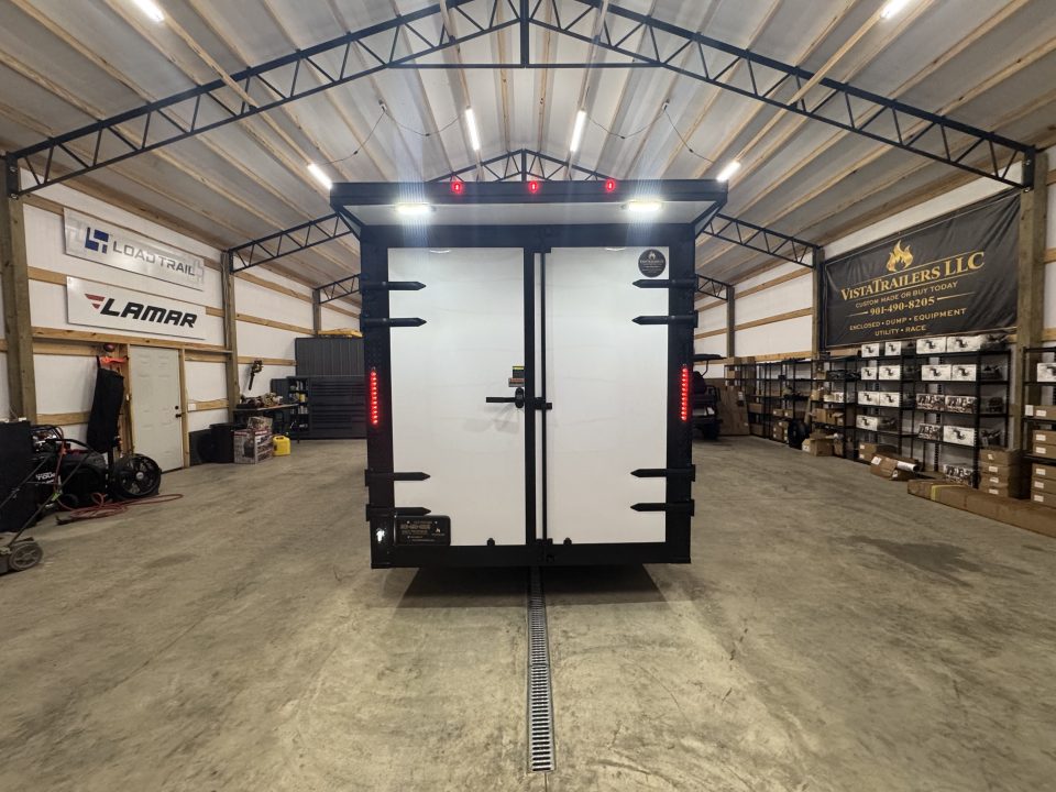 New 2027 PowerLine Cargo 7x16x7TA Barn Door Cargo / Enclosed Trailer