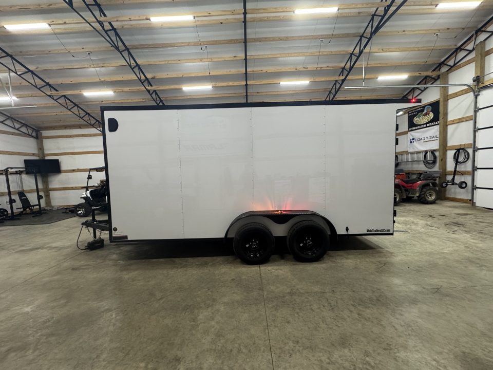 New 2027 PowerLine Cargo 7x16x7TA Barn Door Cargo / Enclosed Trailer
