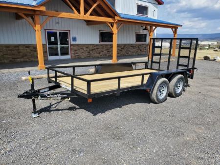 New Quality Trailers Econ-B Landscape Trailer / 77"X14' / 7000 GVWR