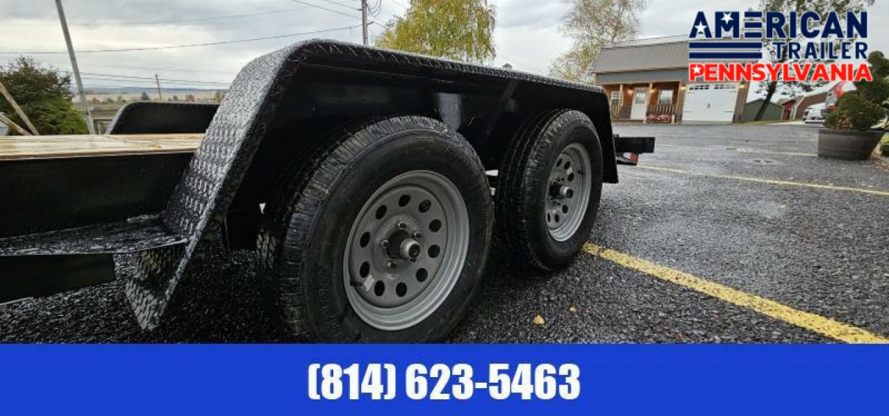 New Quality Trailers General Duty Wood Deck Car Hauler / 7000 GVWR / 16'