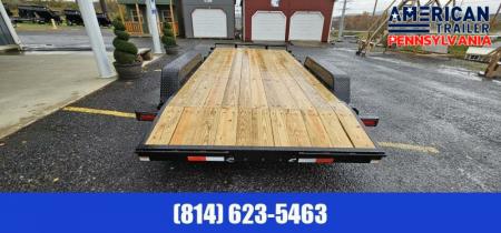 New Quality Trailers General Duty Wood Deck Car Hauler / 7000 GVWR / 16'