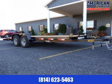 New Quality Trailers Pro Grade Wood Deck Car Hauler - 8500 GVWR - 18'