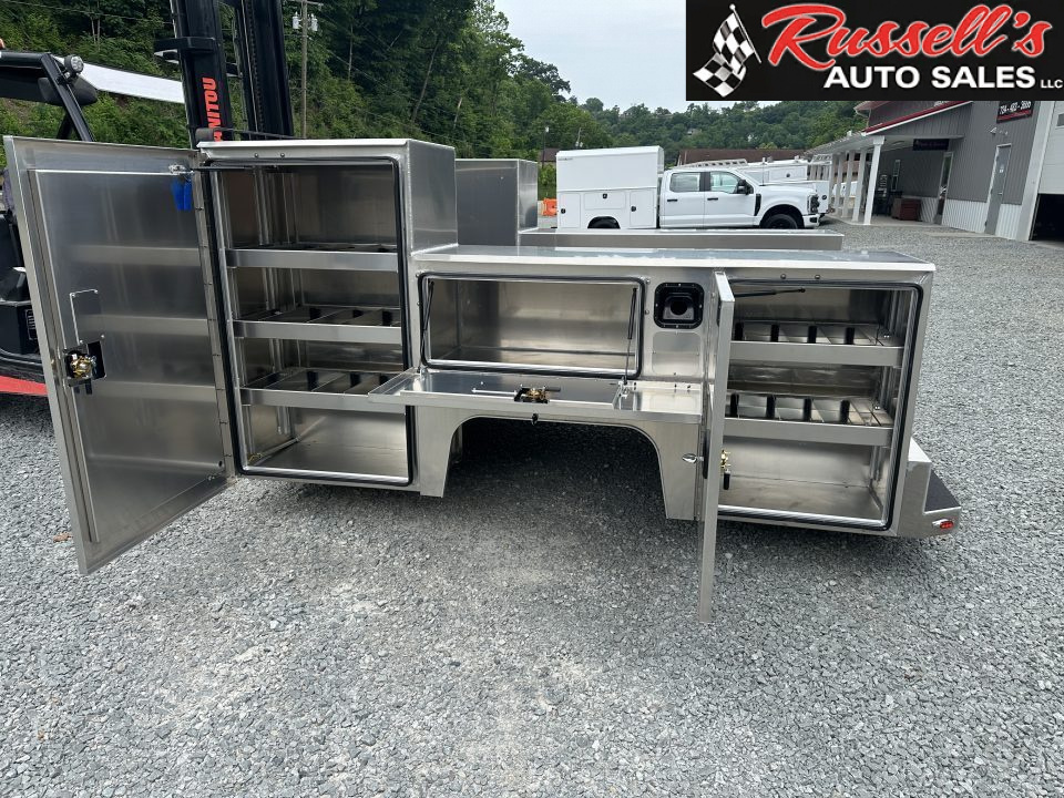 New Martin Truck Bodies Aluminum HFSB Service Body DRW 60" CA Cab and Chassis Tall Front Compartments SMOOTH APPEARANCE Service Bodies