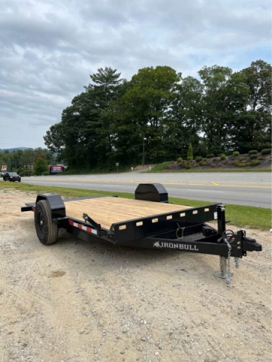 New 2027 Iron Bull TSB8012071 Tilt Trailer / 7X12 / 1-7,000# ELECTRIC BRAKE AXLE / TORSION SUSPENSION / PT WOOD FLOOR / 11 DEGREE LOAD ANGLE