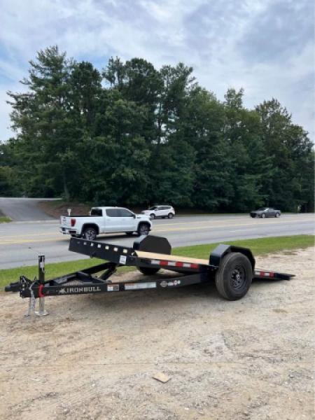 New 2027 Iron Bull TSB8012071 Tilt Trailer / 7X12 / 1-7,000# ELECTRIC BRAKE AXLE / TORSION SUSPENSION / PT WOOD FLOOR / 11 DEGREE LOAD ANGLE