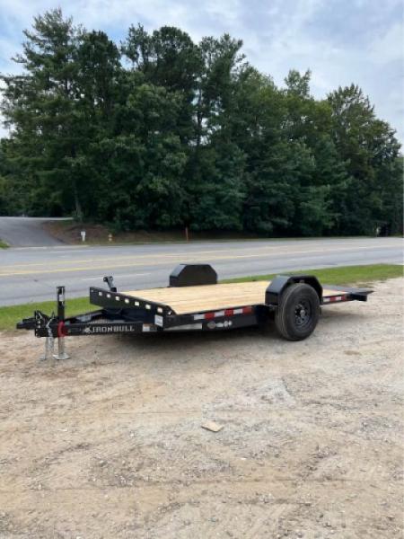 New 2027 Iron Bull TSB8012071 Tilt Trailer / 7X12 / 1-7,000# ELECTRIC BRAKE AXLE / TORSION SUSPENSION / PT WOOD FLOOR / 11 DEGREE LOAD ANGLE