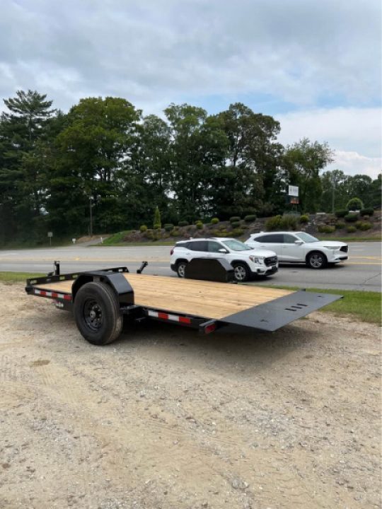 New 2027 Iron Bull TSB8012071 Tilt Trailer / 7X12 / 1-7,000# ELECTRIC BRAKE AXLE / TORSION SUSPENSION / PT WOOD FLOOR / 11 DEGREE LOAD ANGLE