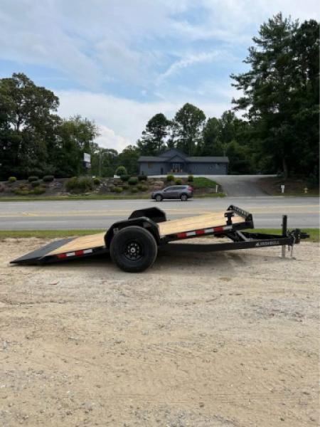 New 2027 Iron Bull TSB8012071 Tilt Trailer / 7X12 / 1-7,000# ELECTRIC BRAKE AXLE / TORSION SUSPENSION / PT WOOD FLOOR / 11 DEGREE LOAD ANGLE