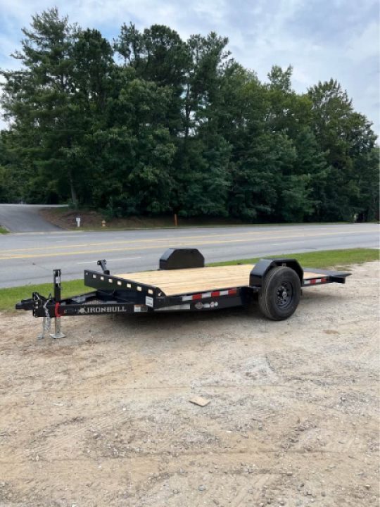 New 2027 Iron Bull TSB8012071 Tilt Trailer / 7X12 / 1-7,000# ELECTRIC BRAKE AXLE / TORSION SUSPENSION / PT WOOD FLOOR / 11 DEGREE LOAD ANGLE