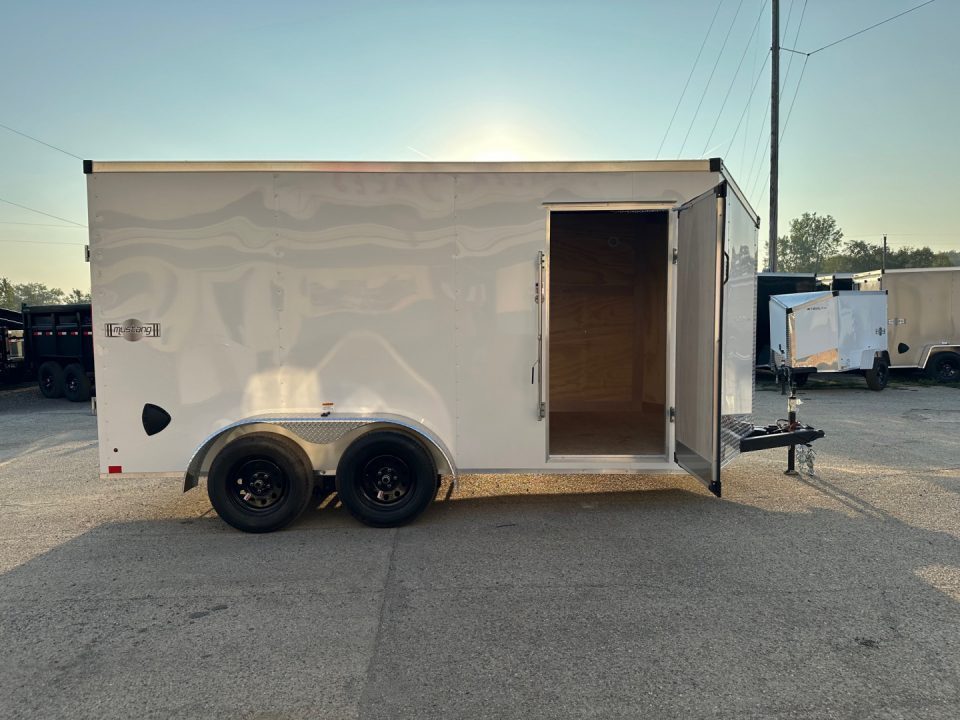New 2027 Stealth Trailers 7x14 Mustang 7k w/Ramp Door & 6ft 6in Height Cargo / Enclosed Trailer