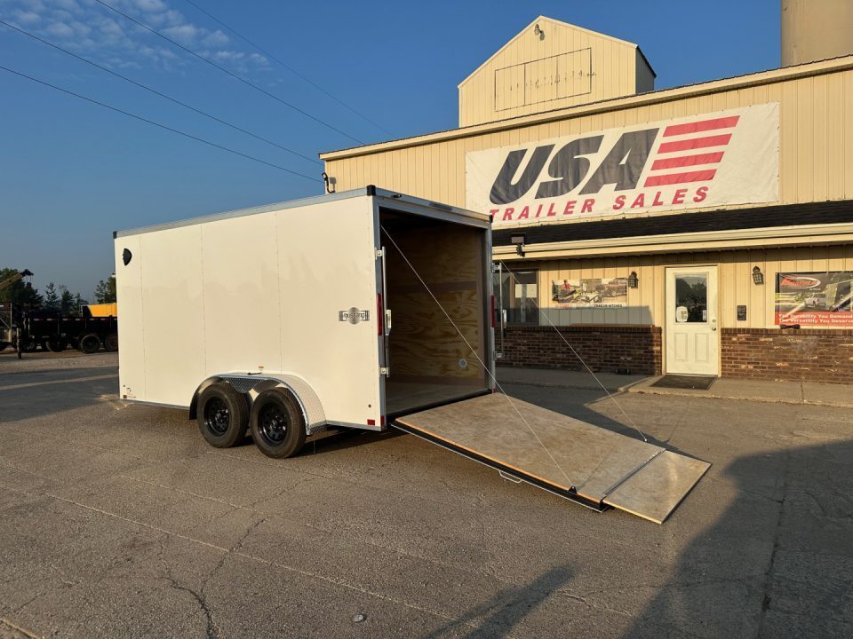 New 2027 Stealth Trailers 7x14 Mustang 7k w/Ramp Door & 6ft 6in Height Cargo / Enclosed Trailer