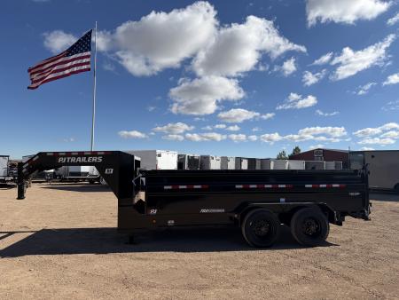 New 2027 PJ DE 16' HD Dump Trailer- Goose Neck-24K