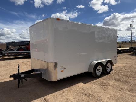 Used Pace American Cargo / Enclosed Trailer- 7X14-7K- Double Doors