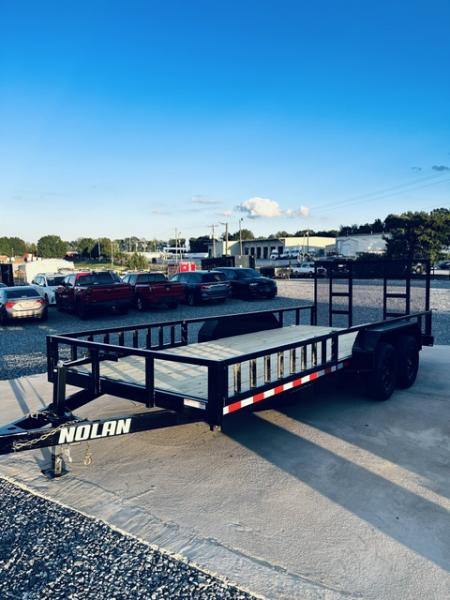 New 2027 Nolan 7X18 ATV Style Utility Trailer 7K