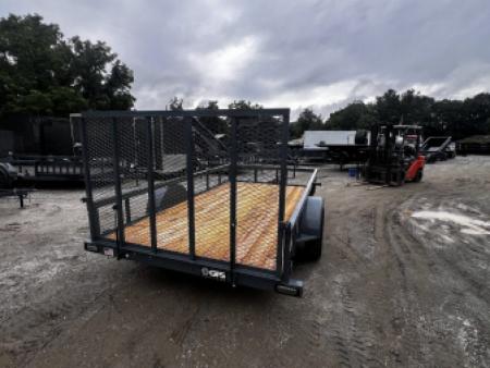 New 2026 GPS Trailers / GT Series / 76" x 12' / 3500# Axle / 48" Mesh Gate