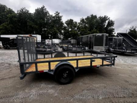 New 2026 GPS Trailers / GT Series / 76" x 12' / 3500# Axle / 48" Mesh Gate