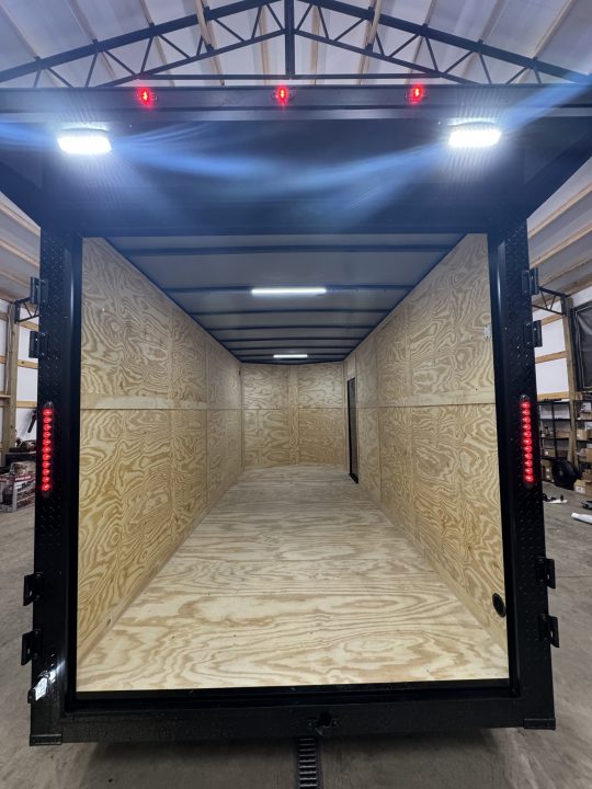 New 2027 PowerLine Cargo 7x16x7TA Barn Door Cargo / Enclosed Trailer