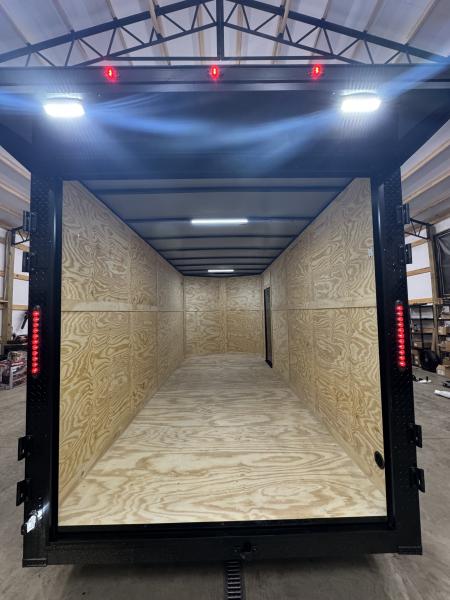 New 2027 PowerLine Cargo 7x16x7TA Barn Door Cargo / Enclosed Trailer