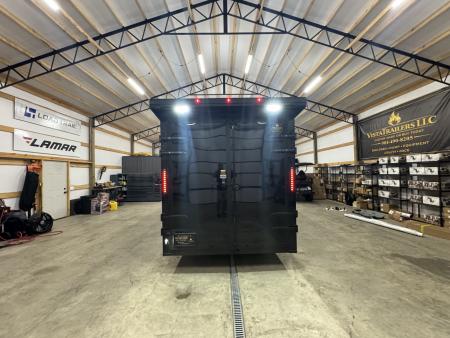 New 2027 PowerLine Cargo 7x16x7TA Barn Door Cargo / Enclosed Trailer