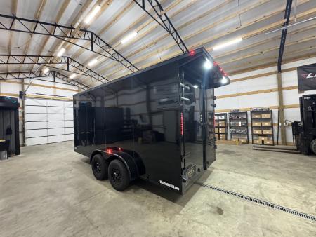 New 2027 PowerLine Cargo 7x16x7TA Barn Door Cargo / Enclosed Trailer