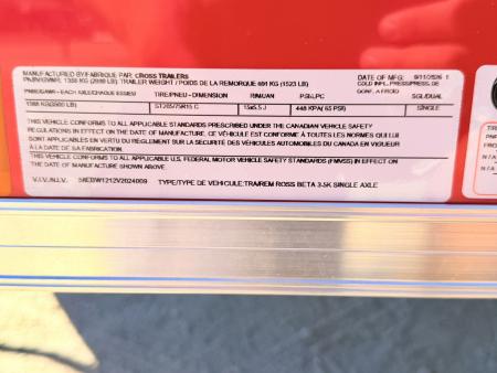 New 2027 Cross Trailers 6-12-1.5V Enclosed 3K GVWR