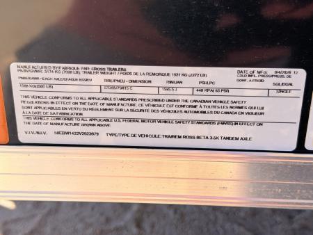 New 2027 Cross Trailers 7-14-1.5V Enclosed 7K GVWR