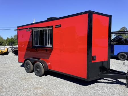 New 2026 Coast 2 Coast 7X16 TA CONCESSION TRAILER Concession