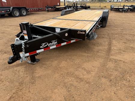 New 2027 Delta Trailers 22' Tilt Trailer- 14K- Black