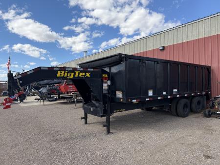 Used 2019 Big Tex Trailers DU 20' Deckover Dump Trailer- 25K