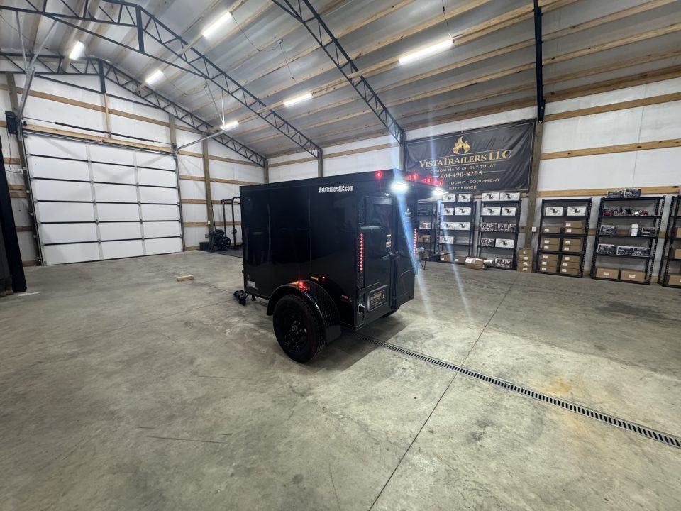 New 2027 PowerLine Cargo 4x6SA Cargo / Enclosed Trailer