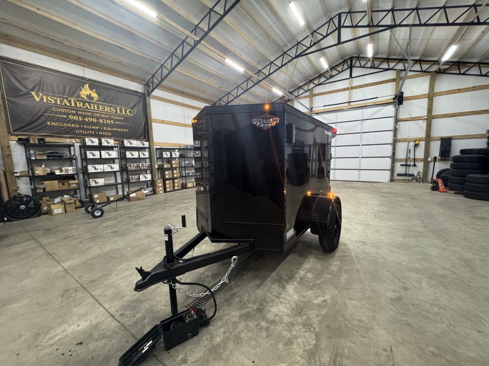 New 2027 PowerLine Cargo 4x6SA Cargo / Enclosed Trailer
