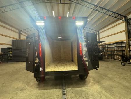 New 2027 PowerLine Cargo 4x6SA Cargo / Enclosed Trailer