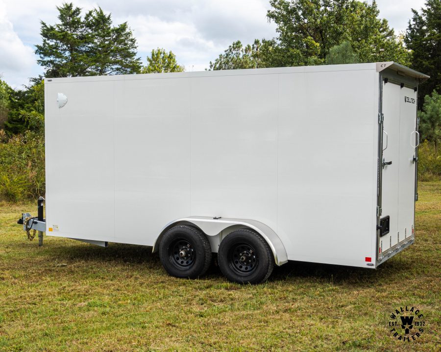 New 2026 Cell-Tech Trailers 7x16 10K Enclosed Trailer w/ V-Nose Front Door