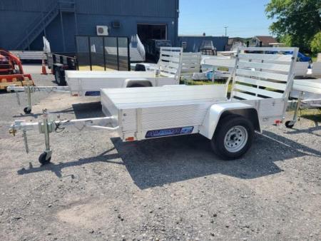 New 2027 Aluma 6310ESA-S-TG Edge Series 1 FT Solid Sides One Piece Tailgate Utility Trailer FALL CLEARANCE SALE IN STOCK ONLY
