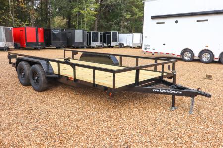 New 2026 7X16 TWISTED PINE Utility Trailer