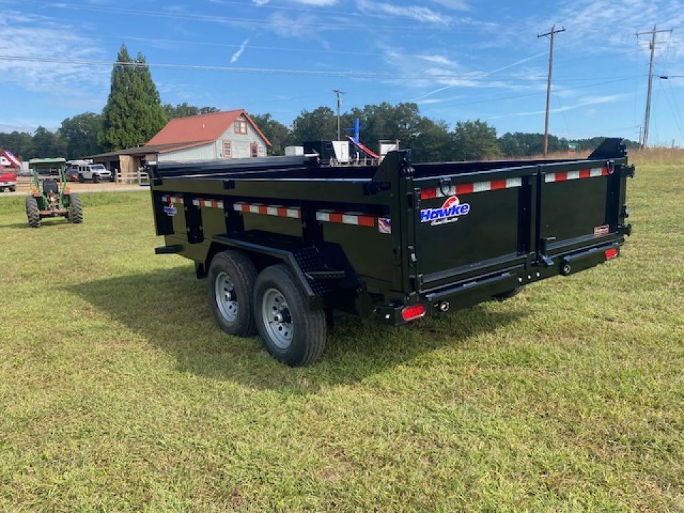 New 2027 Hawke Trailers 7X14 14K Low Pro Dump Trailer