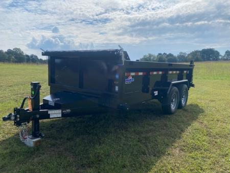New 2027 Hawke Trailers 7X14 14K Low Pro Dump Trailer