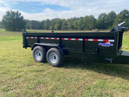 New 2027 Hawke Trailers 7X14 14K Low Pro Dump Trailer