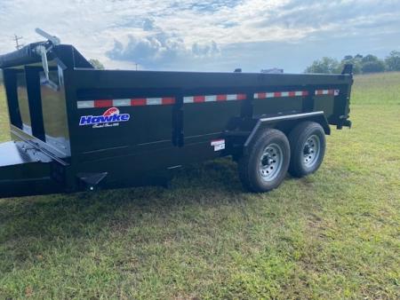 New 2027 Hawke Trailers 7X14 14K Low Pro Dump Trailer
