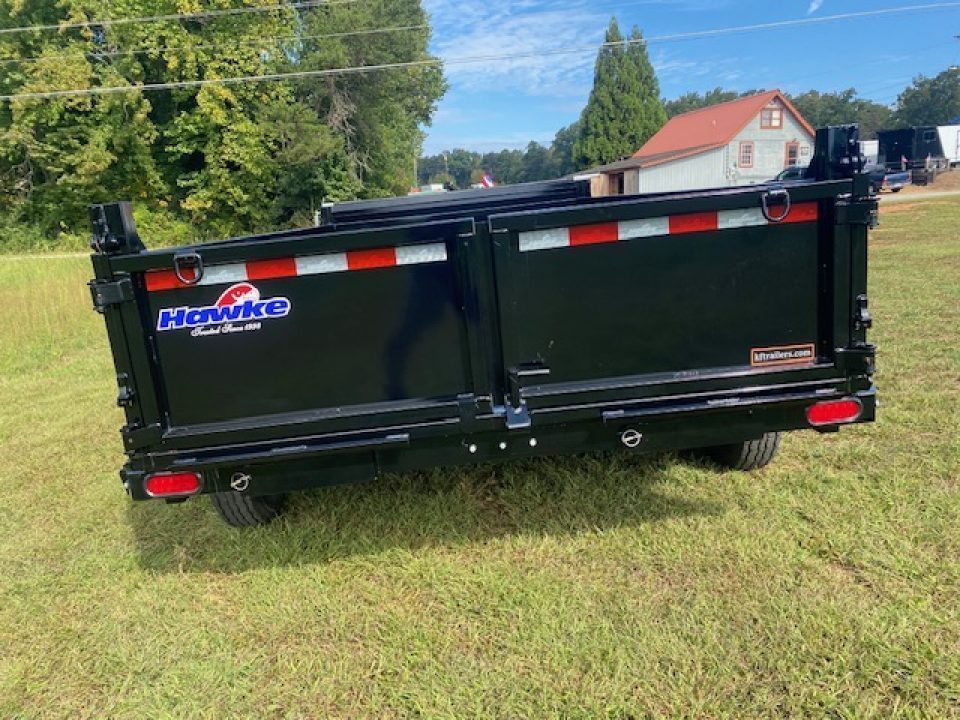 New 2027 Hawke Trailers 7X14 14K Low Pro Dump Trailer