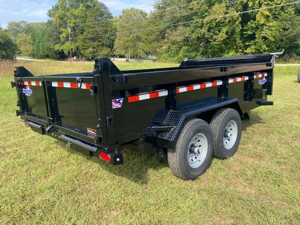 New 2027 Hawke Trailers 7X14 14K Low Pro Dump Trailer