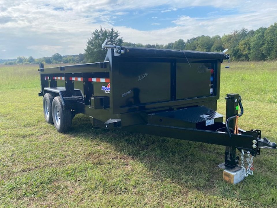 New 2027 Hawke Trailers 7X14 14K Low Pro Dump Trailer