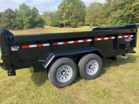 New 2027 Hawke Trailers 7X14 14K Low Pro Dump Trailer